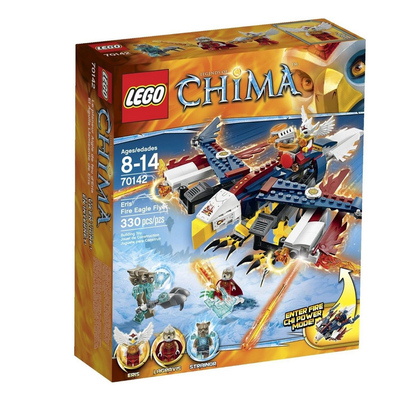 正版乐高LEGO 70142 气功传奇拼装积木玩具 鹰杰斯的火焰鹰隼飞行