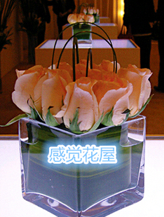 上海婚礼鲜花布置高端定制会议桌花台花签到花婚庆现场布置