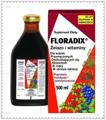 德国铁元Floradix有机果蔬营养液孕产妇补铁补气血500ml波兰代购