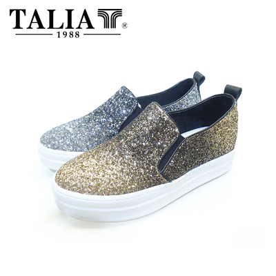 TALIA/特丽雅2015秋季新款女鞋专柜正品休闲水钻单鞋158977008