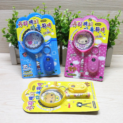 儿童实验套装 放大镜+指南针电筒 趣味玩具 礼物 学习用品套装