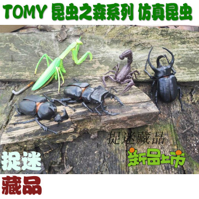 特价TAKARA TOMY ARTS昆虫之森盒蛋 甲虫 螳螂 蝎子 仿真可动拼装