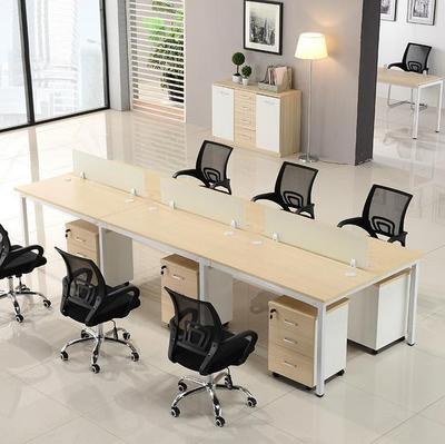 宁波职员的办公桌四人办公桌子电脑桌组合4人办公桌简约屏风位6人