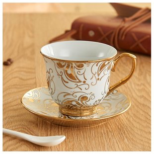 特价 高档咖啡杯套装宜家马克杯牛奶杯陶瓷红茶杯配碟送勺子包邮