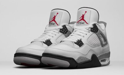 Nike Air Jordan 4篮球鞋 乔4 aj4白水泥男女 836016-840606-192
