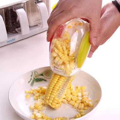 创意家居厨房用品用具小工具懒人神器百货剥玉米粒器