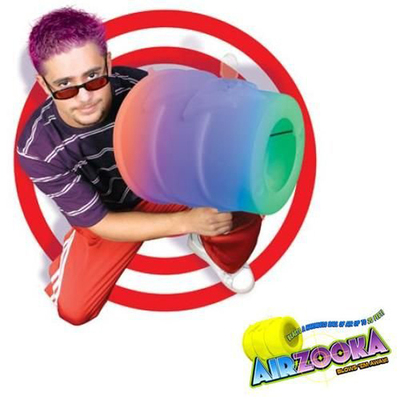愚人节创意礼物 美国正品 AIRZOOKA LED变色闪灯空气炮 整蛊玩具
