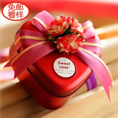 【绝对大气】婚礼创意欧式喜糖盒马口铁糖果包装结婚铁盒喜糖盒子