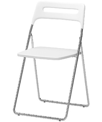 宜家正品代购IKEA尼斯折叠椅休闲椅餐椅办公电脑椅子工作椅 多色