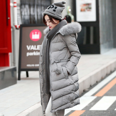 棉衣女中长款连帽学生韩国2016冬装修身显瘦羽绒棉服加厚保暖外套