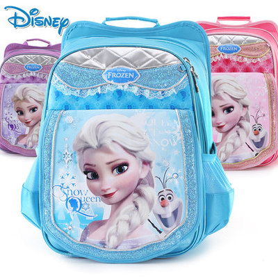 迪士尼frozen冰雪奇缘书包小学生女1-4年级减负双肩背包儿童书包