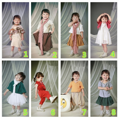 2015儿童摄影服装新款韩版批发影楼3-4岁小女孩写真照相服饰拍照