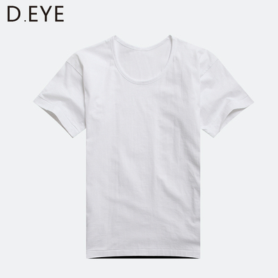 D.eye 2015年夏季 男士全棉基础款圆领短袖T恤