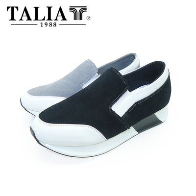 TALIA/特丽雅2015秋季新款女鞋专柜正品磨砂皮休闲单鞋158977006