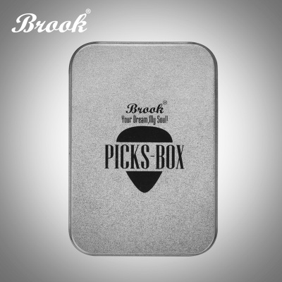 [特惠无极限]原装正品布鲁克BROOK拨片盒小物品收纳盒金属送拨片
