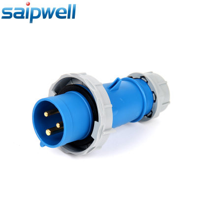 斯普威尔 3P电源插头 三芯防水插头 32A工业插头 电缆插头 SP290