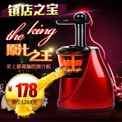 HONGUO/红果 HG-620 慢磨原汁机多功能榨汁机营养机优惠于人