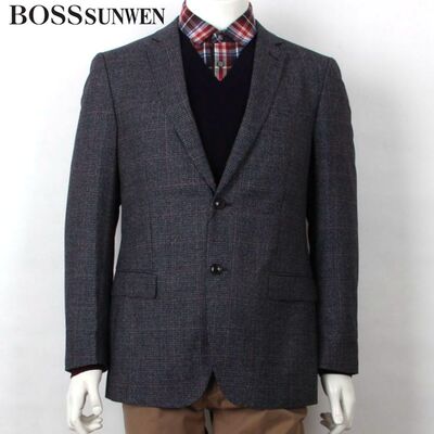 博斯绅威BOSSsunwen专柜正品秋冬男装100%羊毛单西外套 便西 4380