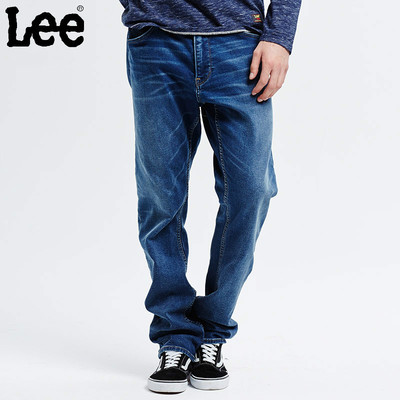 2016秋冬季款 Lee正品代购男士低腰修身直脚牛仔长裤L15722V17X48