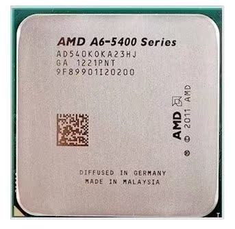AMD A6-5400K 3.6G 双核CPU 2代APU FM2接口 不锁倍频