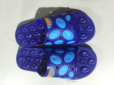 2016新款 夏季 按摩防滑 欧款 PVC注射成型 男拖鞋 浴室透水凉拖