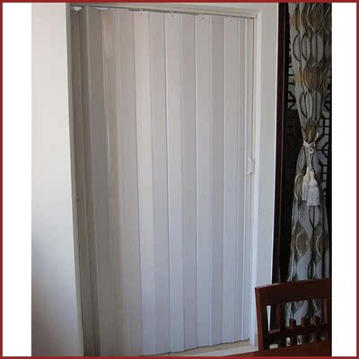 白木纹 pvc折叠门 室内门 厨房门 阳台空调隔断门 衣柜门 卫生间