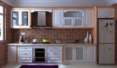 武汉欧林家居橱柜整体定做 石英石简约现代厨柜厨房家具定制
