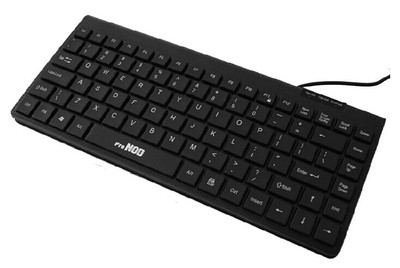 彼诺V3000笔记本外接键盘迷你超薄USB巧克力外置小键盘 无声静音