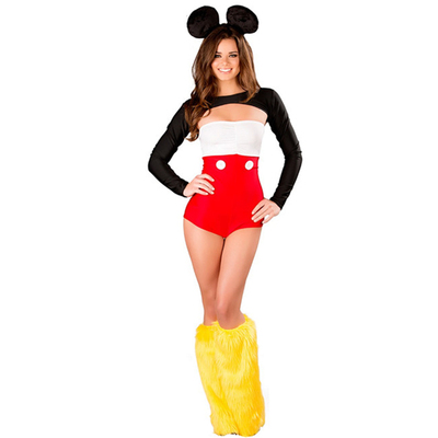 米奇米老鼠cosplay万圣节新款米奇装 迪斯尼游戏服动物派对装