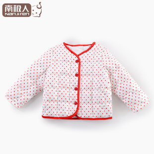 宝宝羽绒内胆上衣0-5岁婴儿男女儿童外套轻薄外出保暖秋冬装新品