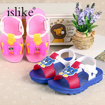 新款儿童凉鞋女孩防滑夏季小童宝宝凉鞋3-6岁小孩穿韩版卡通童鞋