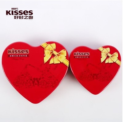 好时kisses巧克力6粒装10粒16粒装心形铁盒装成品婚庆金榜题名