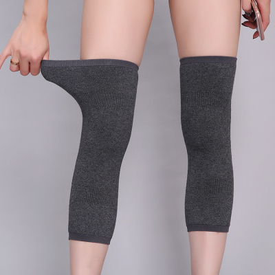 韩版瘦腿薄款透气舒适高弹羊绒羊毛针织护膝贴保暖性强男女通用