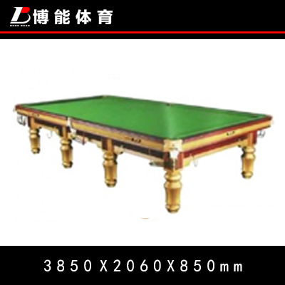 博能体育琪飞黄金系列斯诺克台球桌 3850X2060X850mm