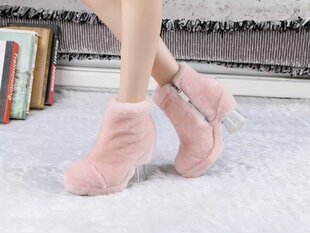 欧洲站2015秋冬女鞋雪地靴奢侈品坡跟短筒靴羊羔毛毛女靴子裸靴