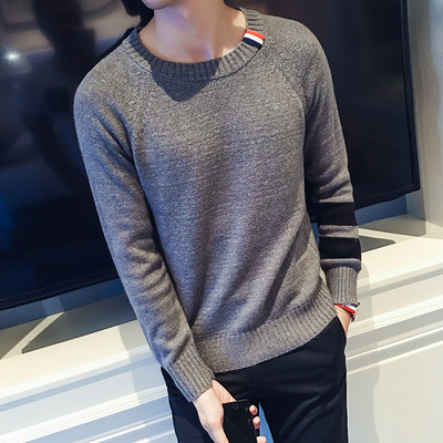 爆款2016秋装新款韩版男装毛衣青年男士套头针织衫上衣Y589-P65