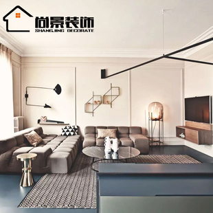 【北京设计师-棠棠】室内家庭装修设计北欧简约风客厅卧室效果图