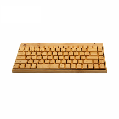 天然楠竹纤维材质  无毒无味迷你竹键盘 便携式竹键盘