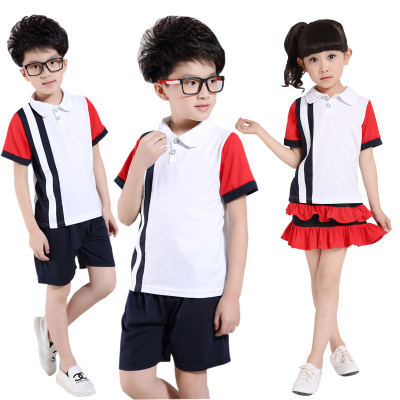 2015韩版新款幼儿园园服中小学高中校服班服运动服装纯棉套装