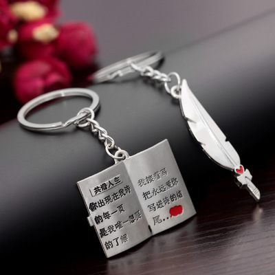 韩国创意男女式钥匙链 可爱小礼品 情侣钥匙扣钥匙挂件钥匙圈一对