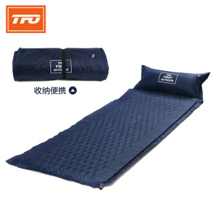 美国TFO户外单人自动充气垫可拼接睡垫地垫野营帐篷防潮垫坐垫