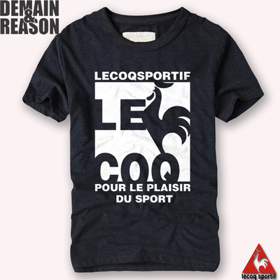 2015年lecoqsportif 乐卡克法国公鸡短袖T恤男士棉短袖休闲T恤夏