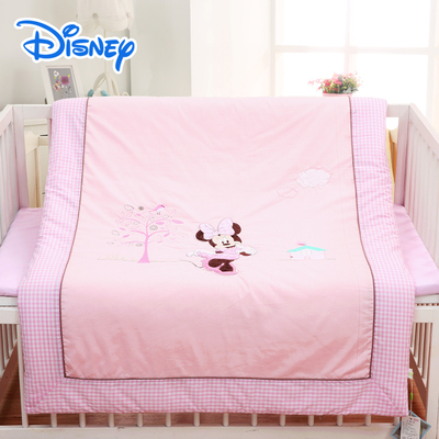 迪士尼宝宝棉婴儿床上用品被子新生儿棉被幼儿园儿童盖被春秋冬季