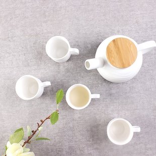整套茶具套装花茶壶  陶瓷饮具家用热水加厚过滤泡茶壶茶杯功夫茶