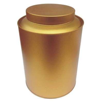 高档金色皱纹油 磨砂金凸盖圆桶 空白双层盖密封加大号一斤铁桶