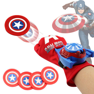 美国队长3玩具手套儿童玩具手腕发射器 手套动漫热卖玩具