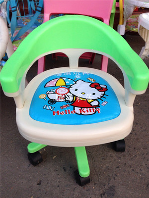 儿童叫叫椅子 宝宝餐椅带轮 豪华发声转转椅子宝贝学习椅客厅餐桌
