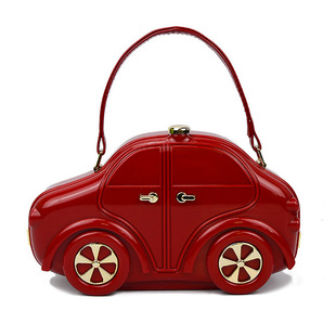 欧美个性女包2016新款亚克力小汽车造型盒子包时尚晚宴包