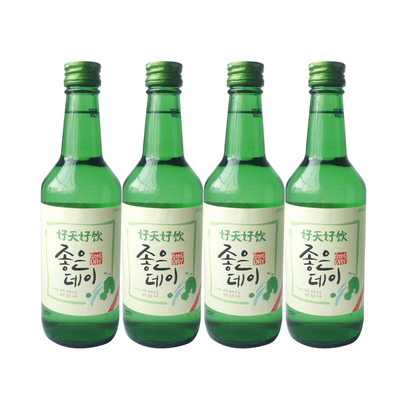 好天好饮烧酒/360mL*4瓶/韩国进口烧酒