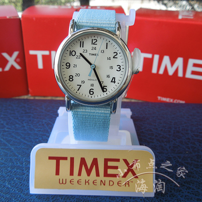 美国代购正品 Timex天美时T2P075女表 尼龙表带 全盘夜光现货包邮